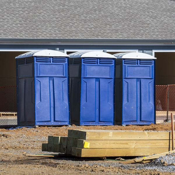 how do you dispose of waste after the portable toilets have been emptied in Hayesville